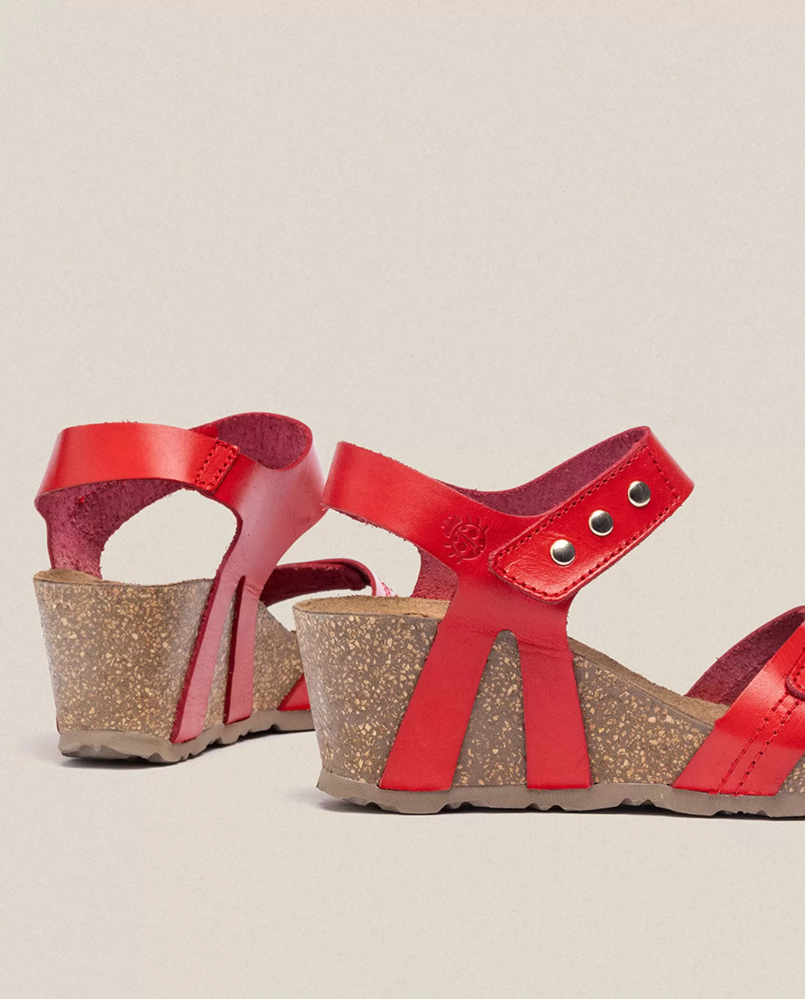 Wedge Sandals^Yokono Wedge Sandal CADIZ-303 Red