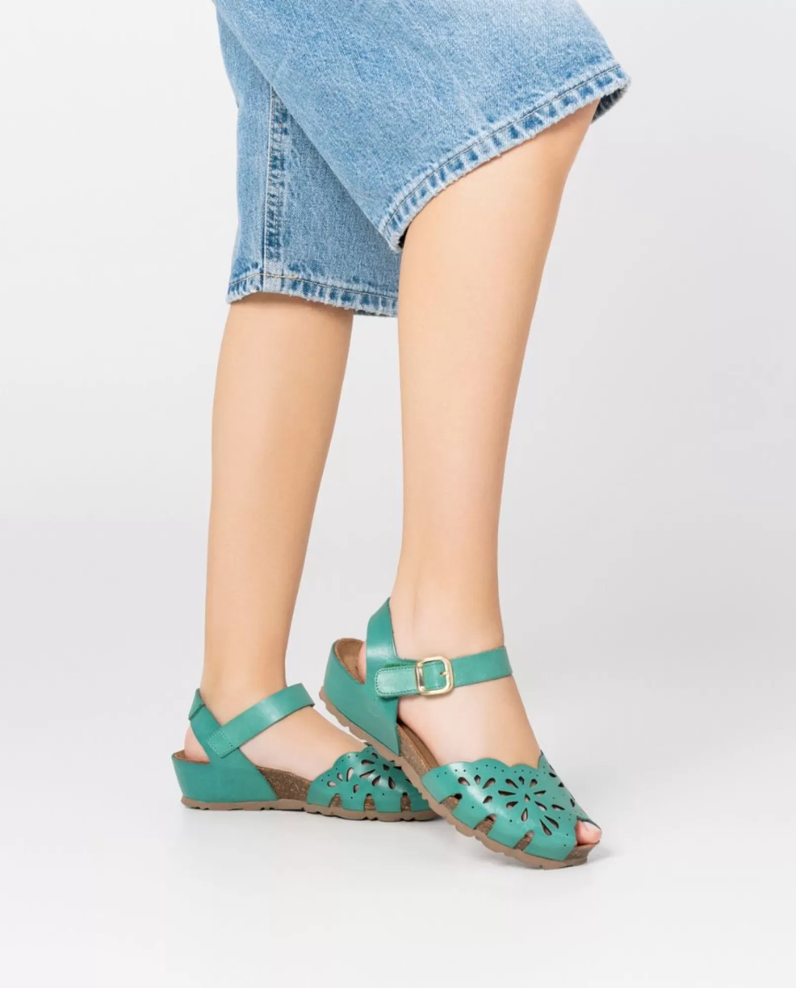 Wedge Sandals^Yokono Wedge Sandal MONACO-047 Green