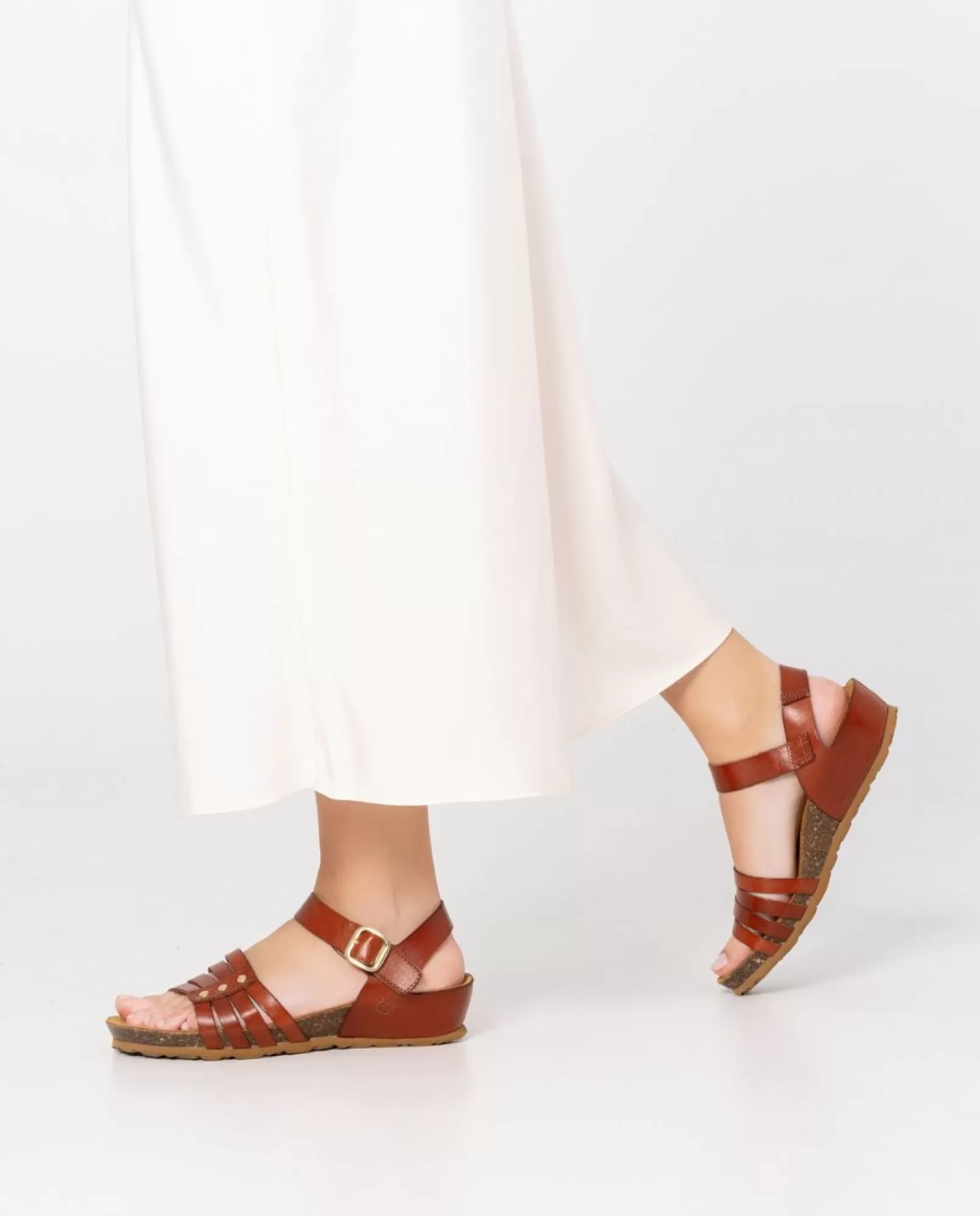 Wedge Sandals^Yokono Wedge Sandal MONACO-051 Brown